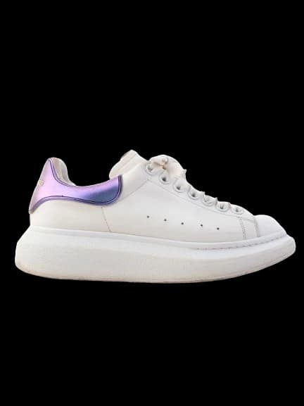 Alexander McQueen White Leather Sneakers — photo 1