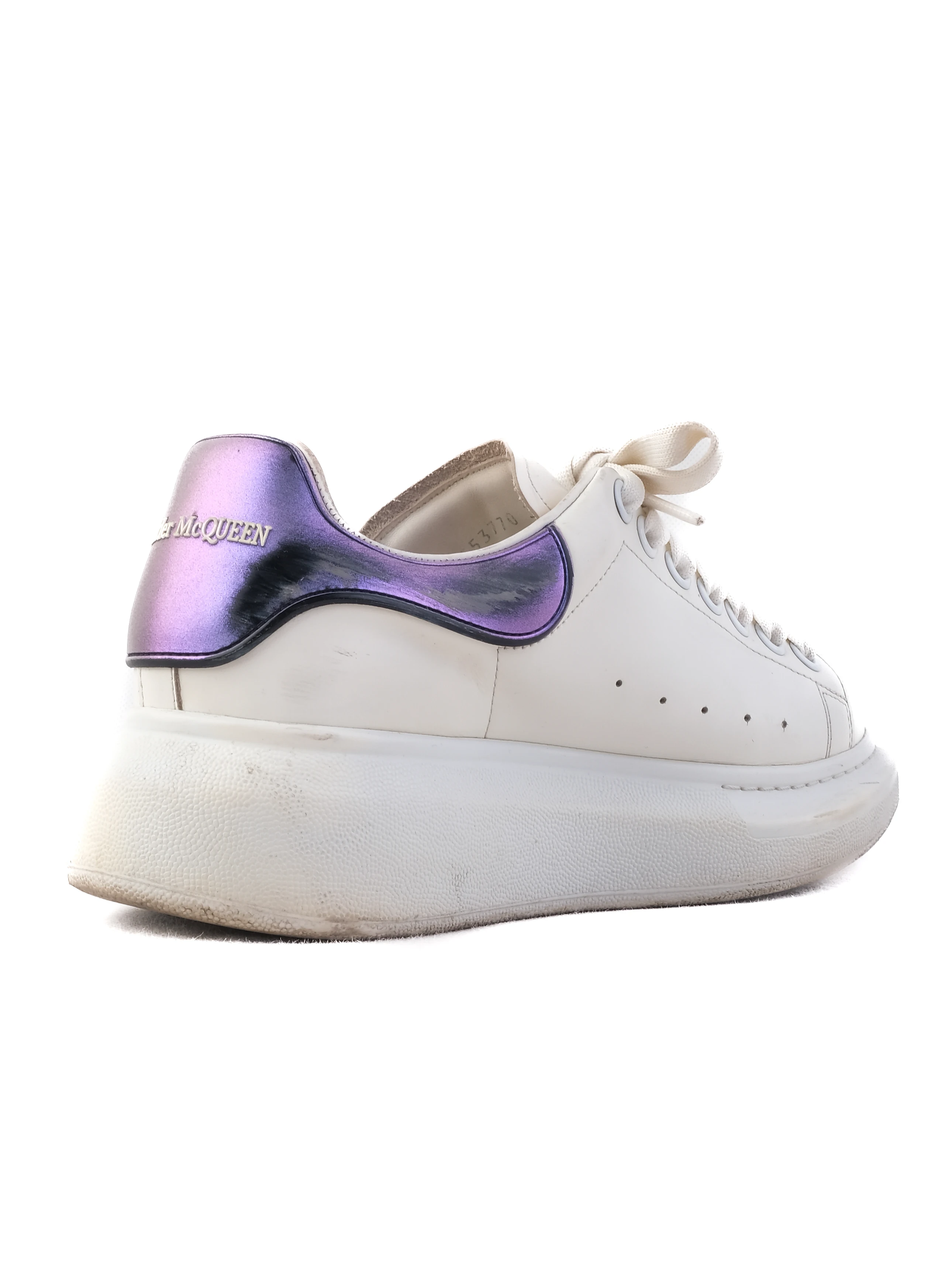 Alexander McQueen White Leather Sneakers — 2