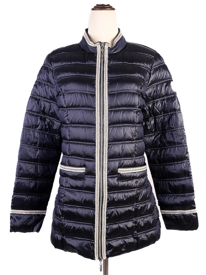 Beaumont Blue Polyester Jacket — 3