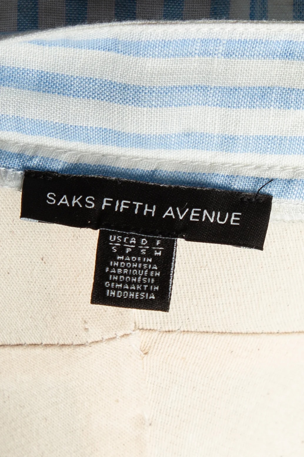 Saks Fifth Avenue Blue Len Blouse — 3