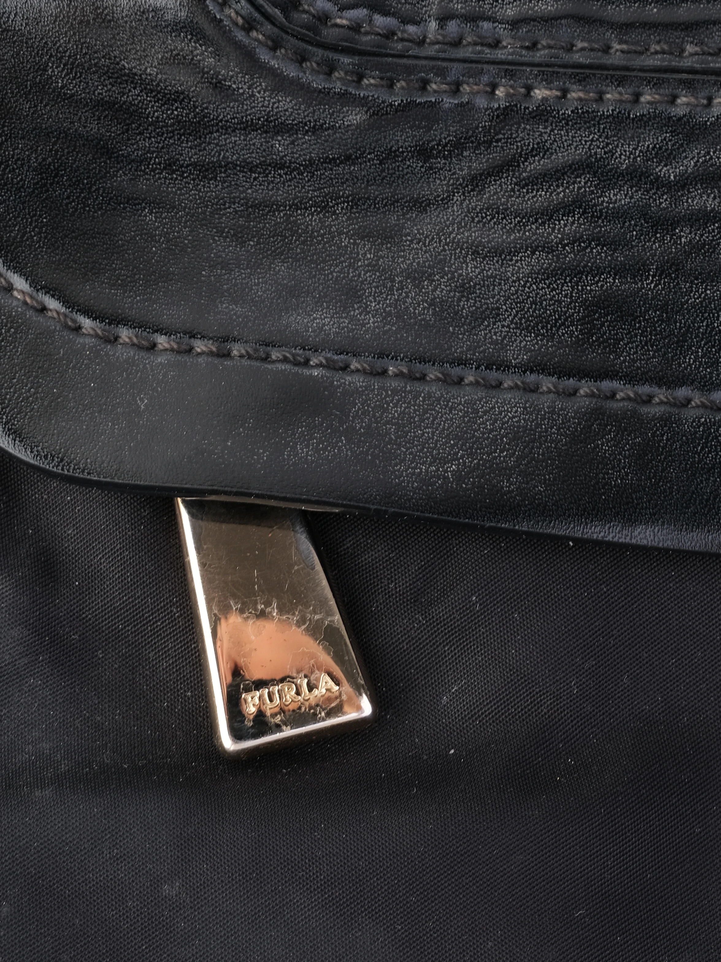 Furla Black Leather Casual — 3