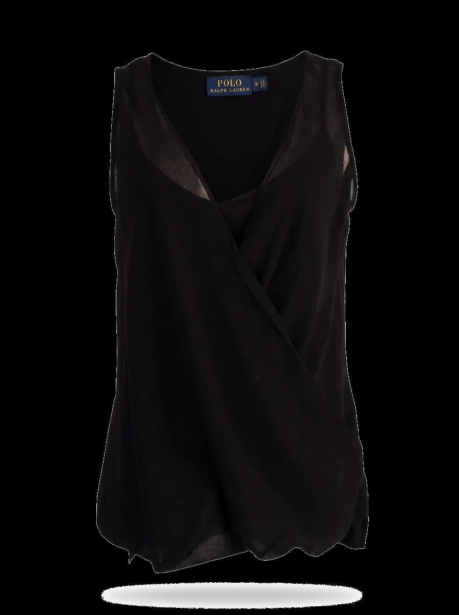 Polo Ralph Lauren Black Polyester Top — photo 1