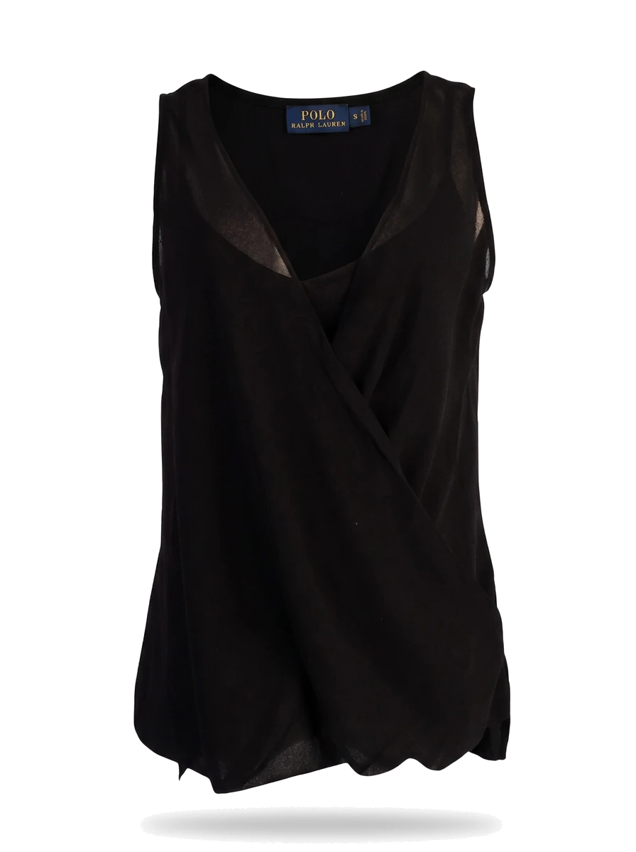 Polo Ralph Lauren Black Polyester Top — 1