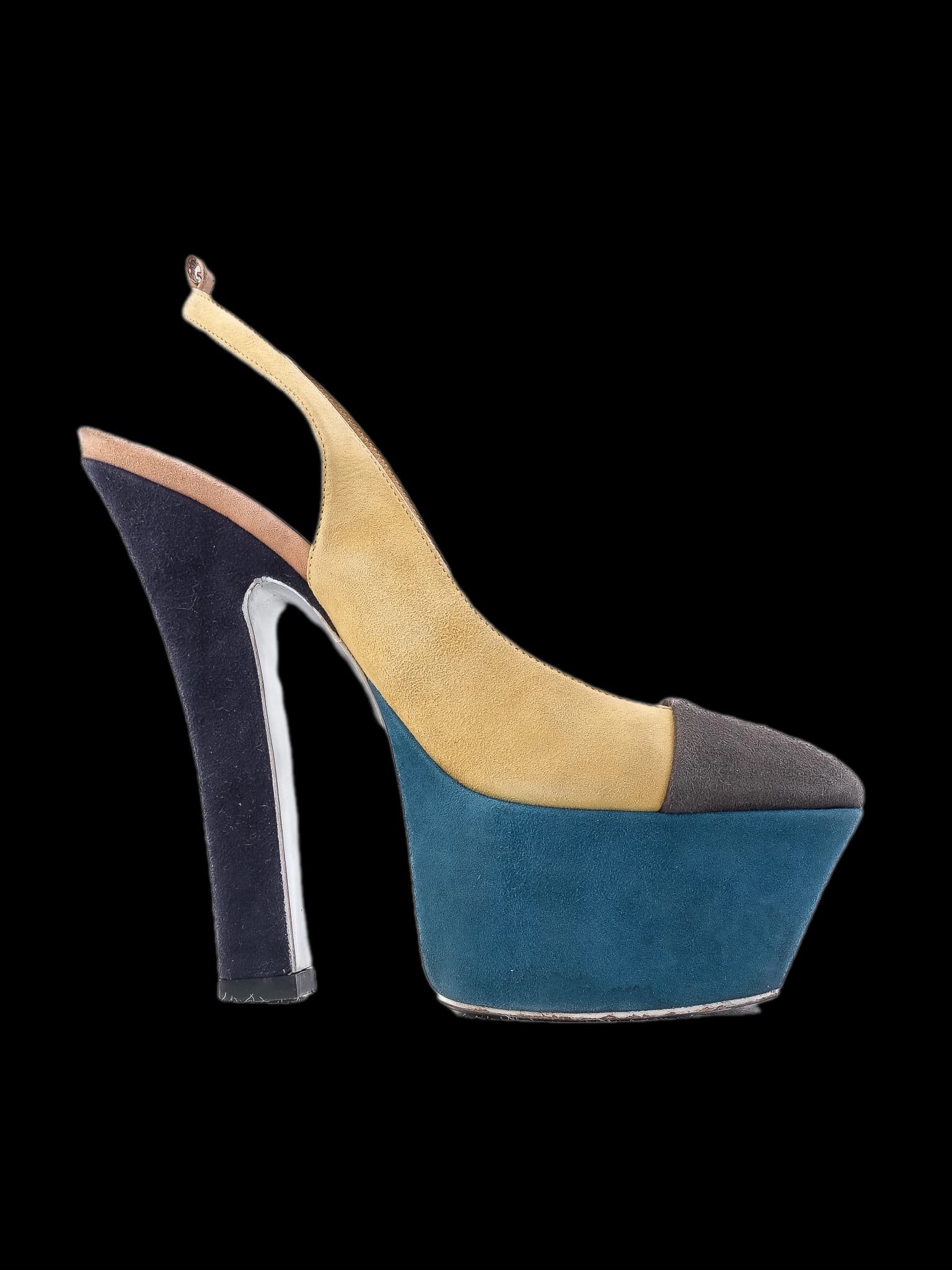 YSL Leather High Heel Sandals