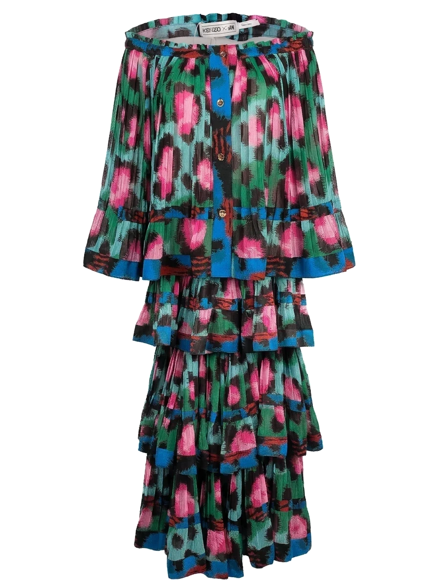 Kenzo & H&M Green Polyester Suit — 1