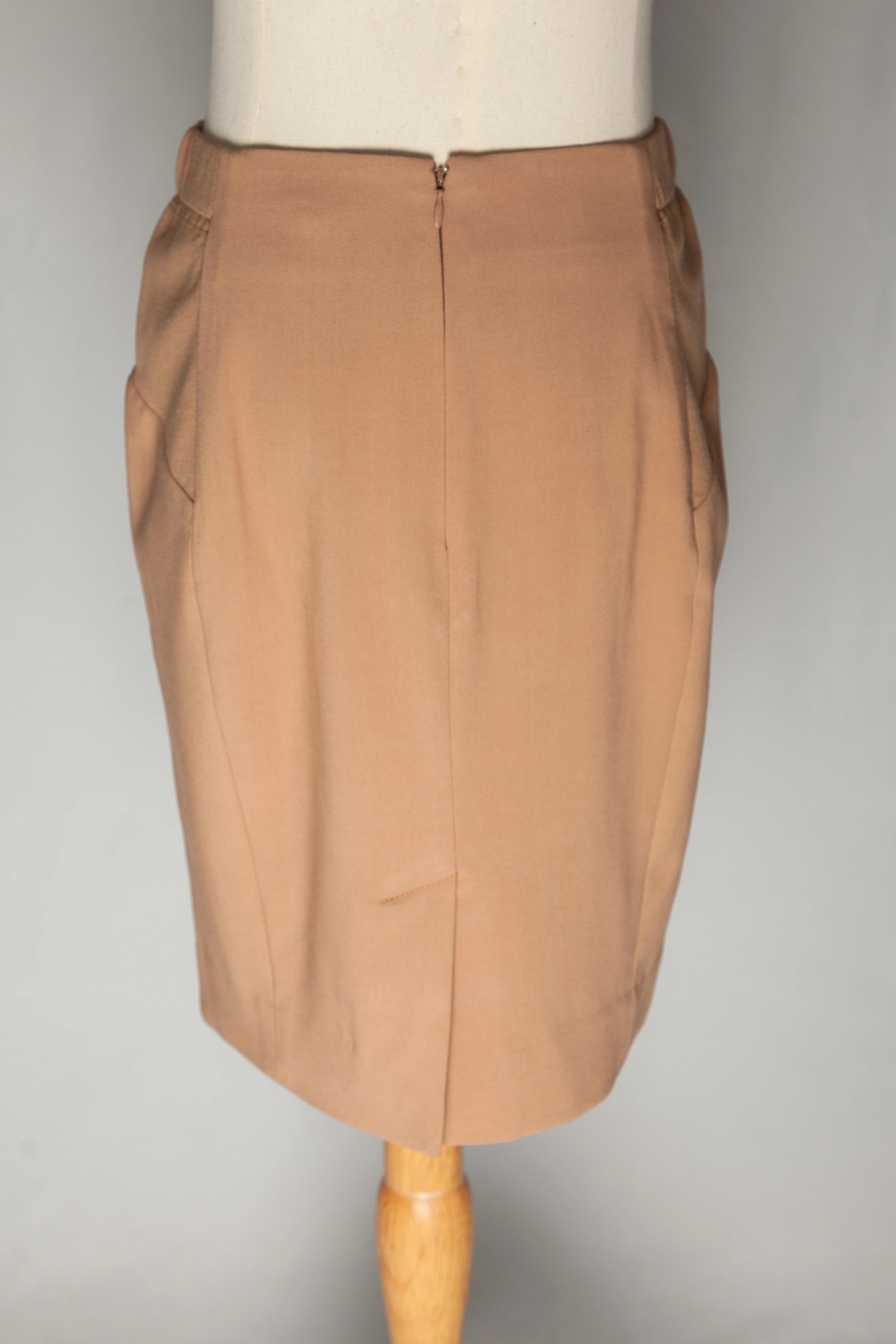 BCBGMaxazria Orange Polyester Skirt — 2