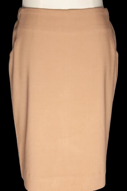 BCBGMaxazria Orange Polyester Skirt