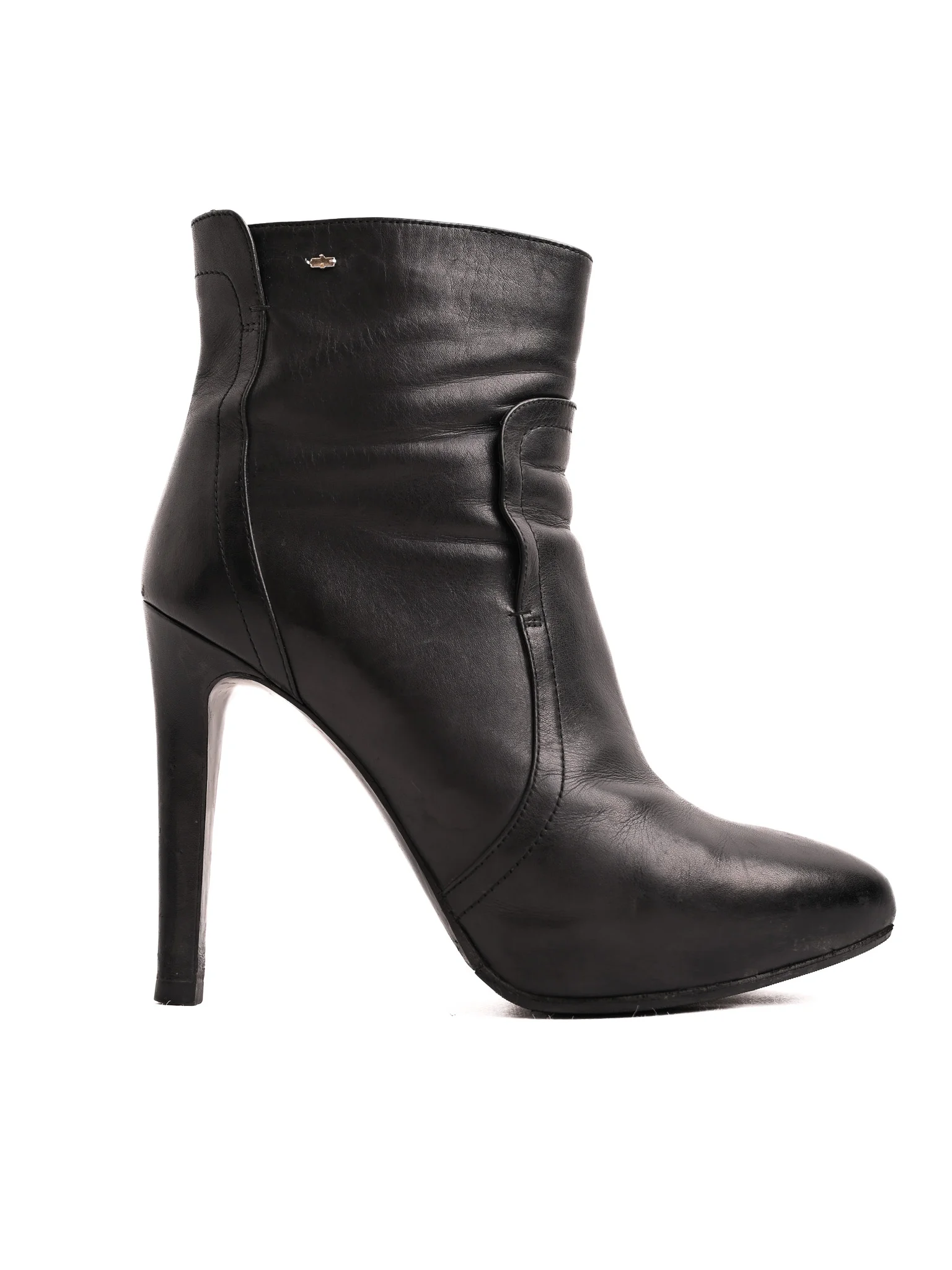 Sportmax Black Leather Boots — 3