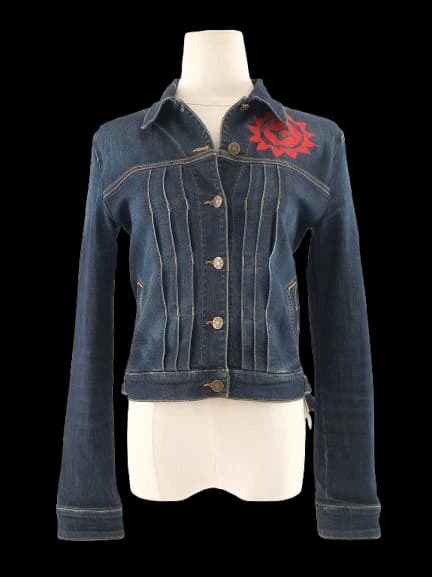 Kenzo Blue Cotton Jacket — photo 1