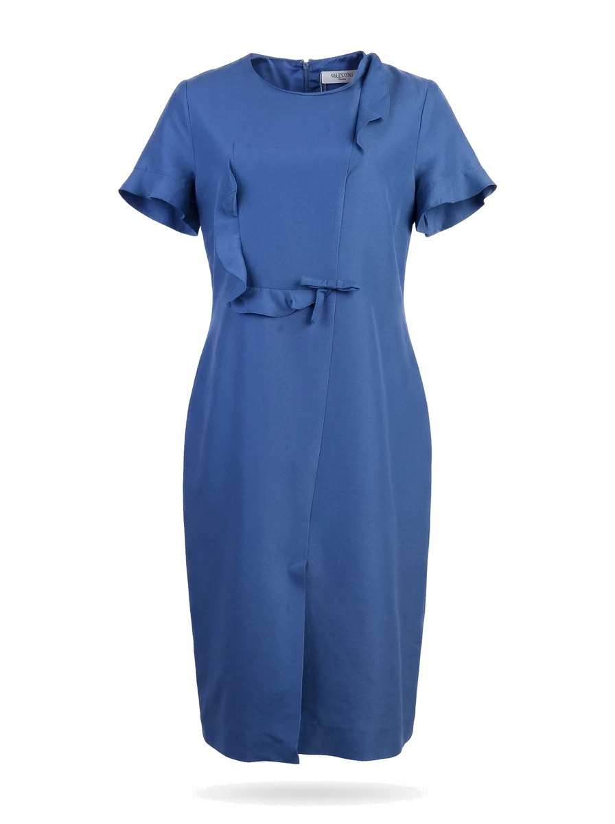 Valentino Pink Cotton Midi Dress — 1