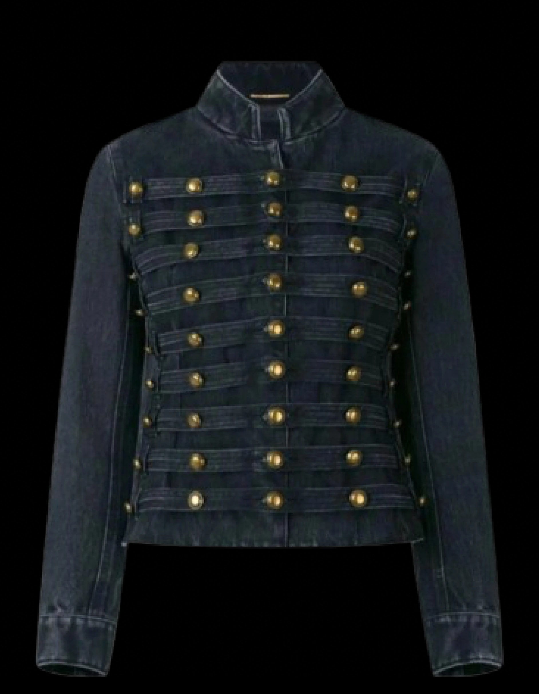 Saint Laurent Military Denim Jacket