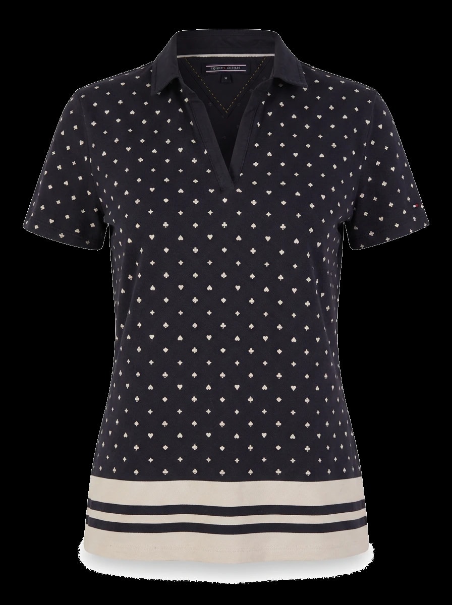 Tommy Hilfiger Polyester Polo Shirt — 1