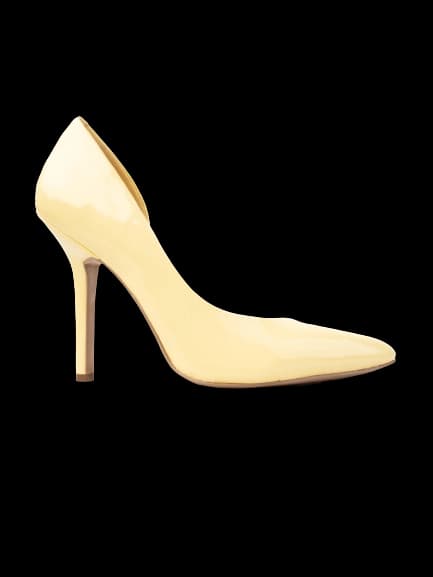 BCBGeneration Yellow Lacquer High Heel Pumps — photo 1