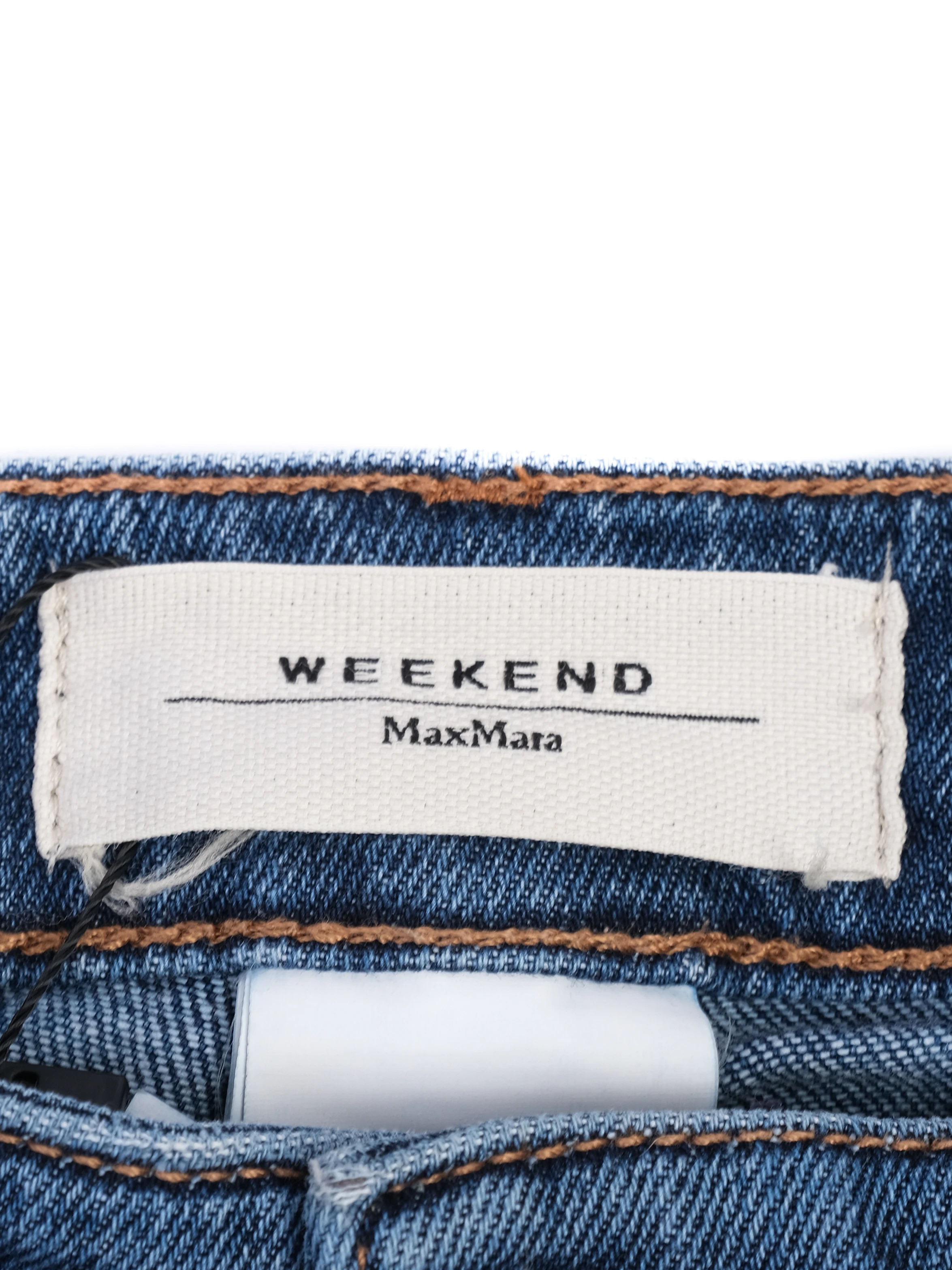 Weekend MaxMara Blue Cotton Mom Jeans — 3