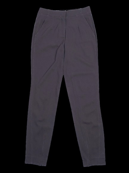 Balenciaga Gray Cotton Tailored Trousers — 3
