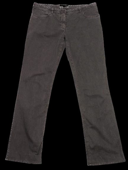 Prada Gray Cotton Trousers