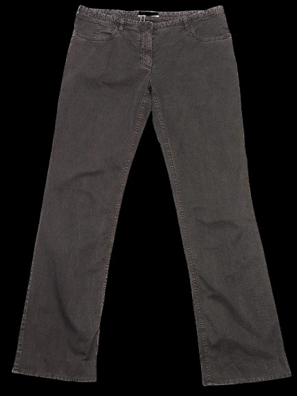 Prada Gray Cotton Trousers — 1