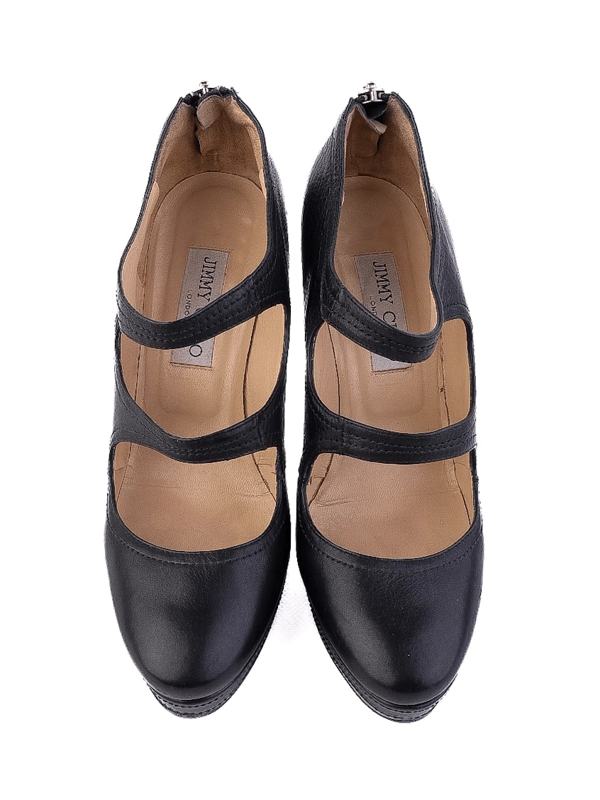 Jimmy Choo Black Leather Shoes — 3