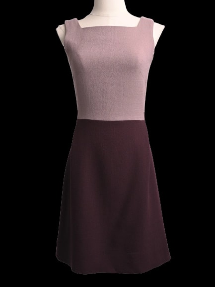 Victoria Bekcham Silk Sleeveless Dress — 3