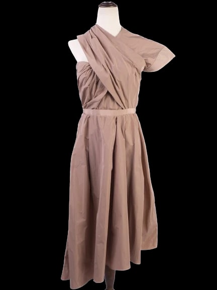 Carven White Polyester Cocktail Dress — 1