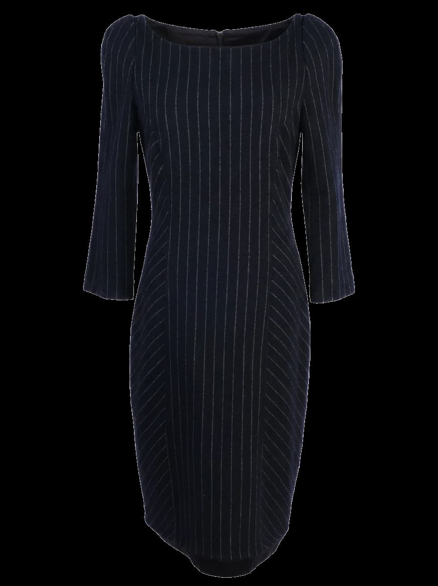 Diane von Furstenberg Blue Wool Evening