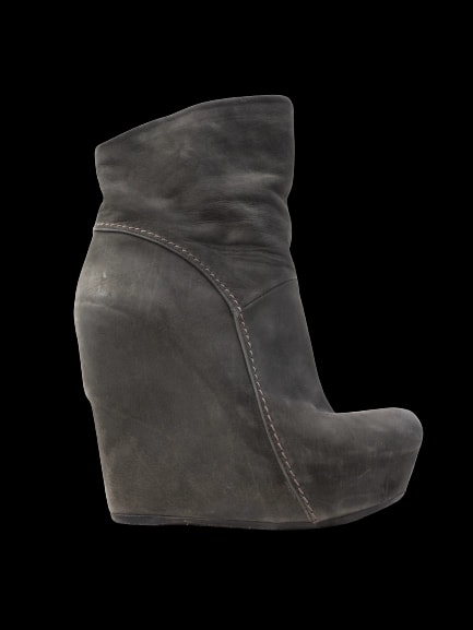 Vic Matie Gray Nubuck Ankle Boots — 1