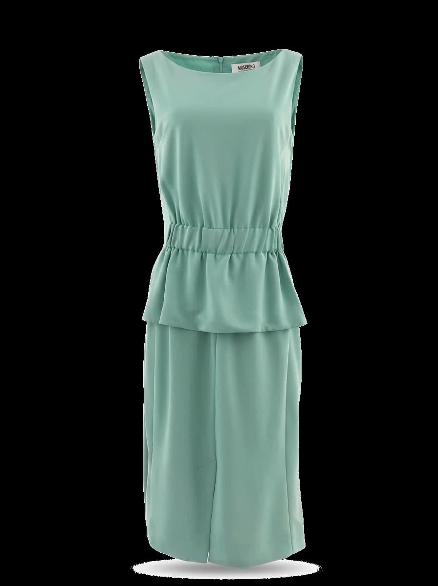 Moschino Blue Viscose Casual Dress — photo 1