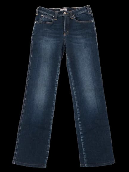 Armani Jeans Blue Cotton Tapered Jeans