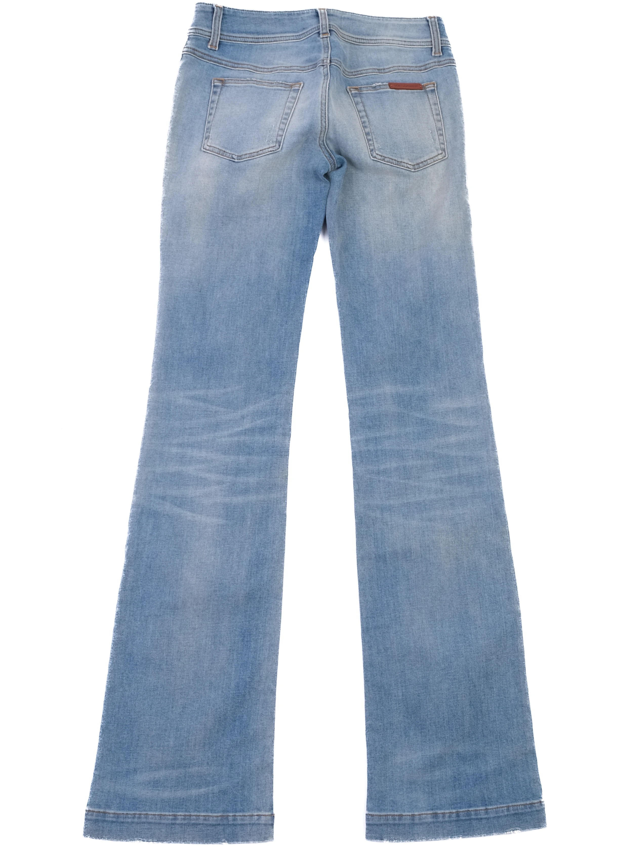 Dolce Gabbana Blue Cotton Straight Jeans — 3