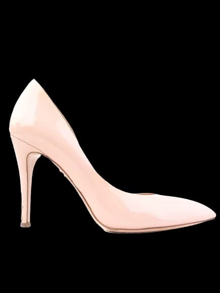 Charlotte Olympia Pink Leather Pumps