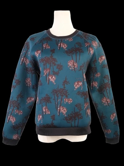 Kenzo Blue Polyester Sweatshirt — 1