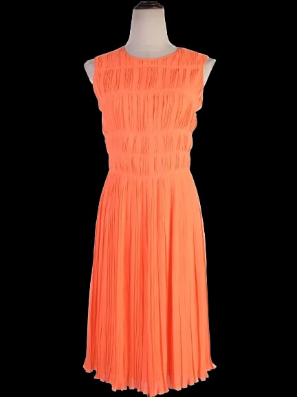 Blumarine Orange Polyester Cocktail Dress — 1