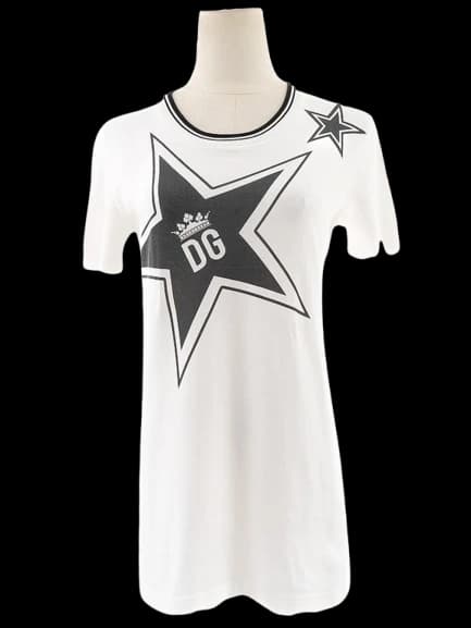 Dolce Gabbana White Cotton T-Shirt