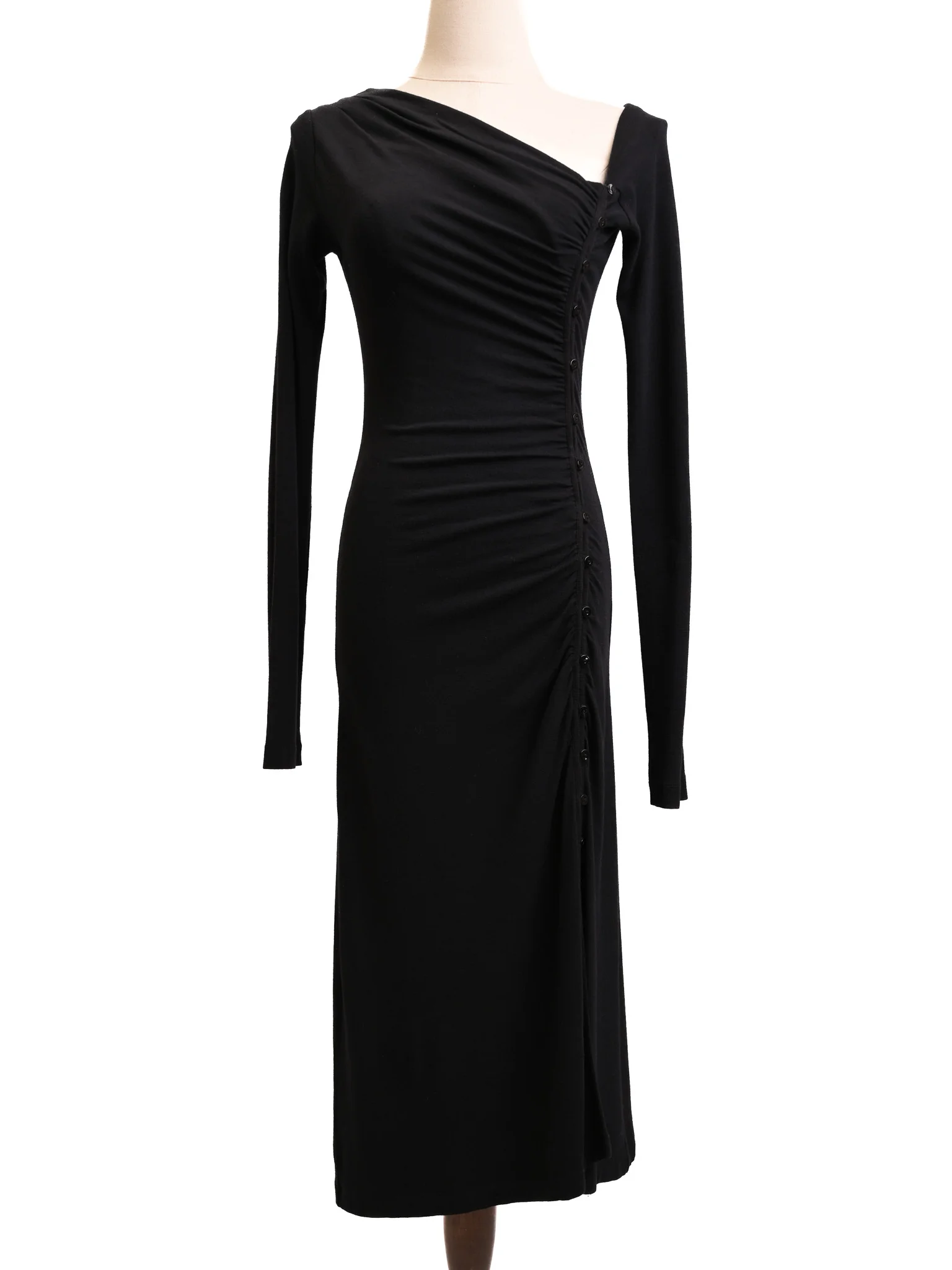 Plein sud Black Viscose Long Sleeve Dress — 2