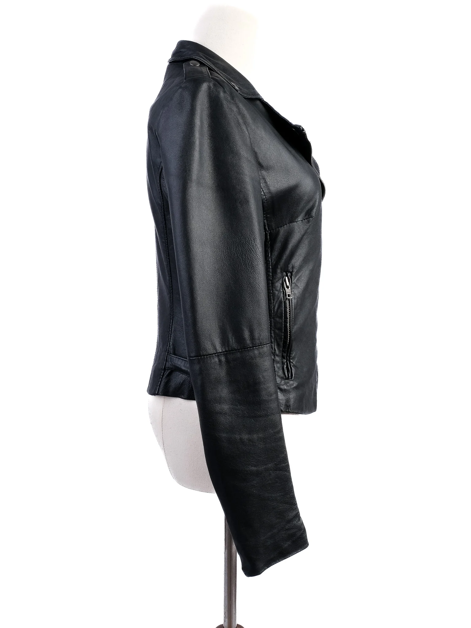 Muubaa Black Leather Jacket — 2