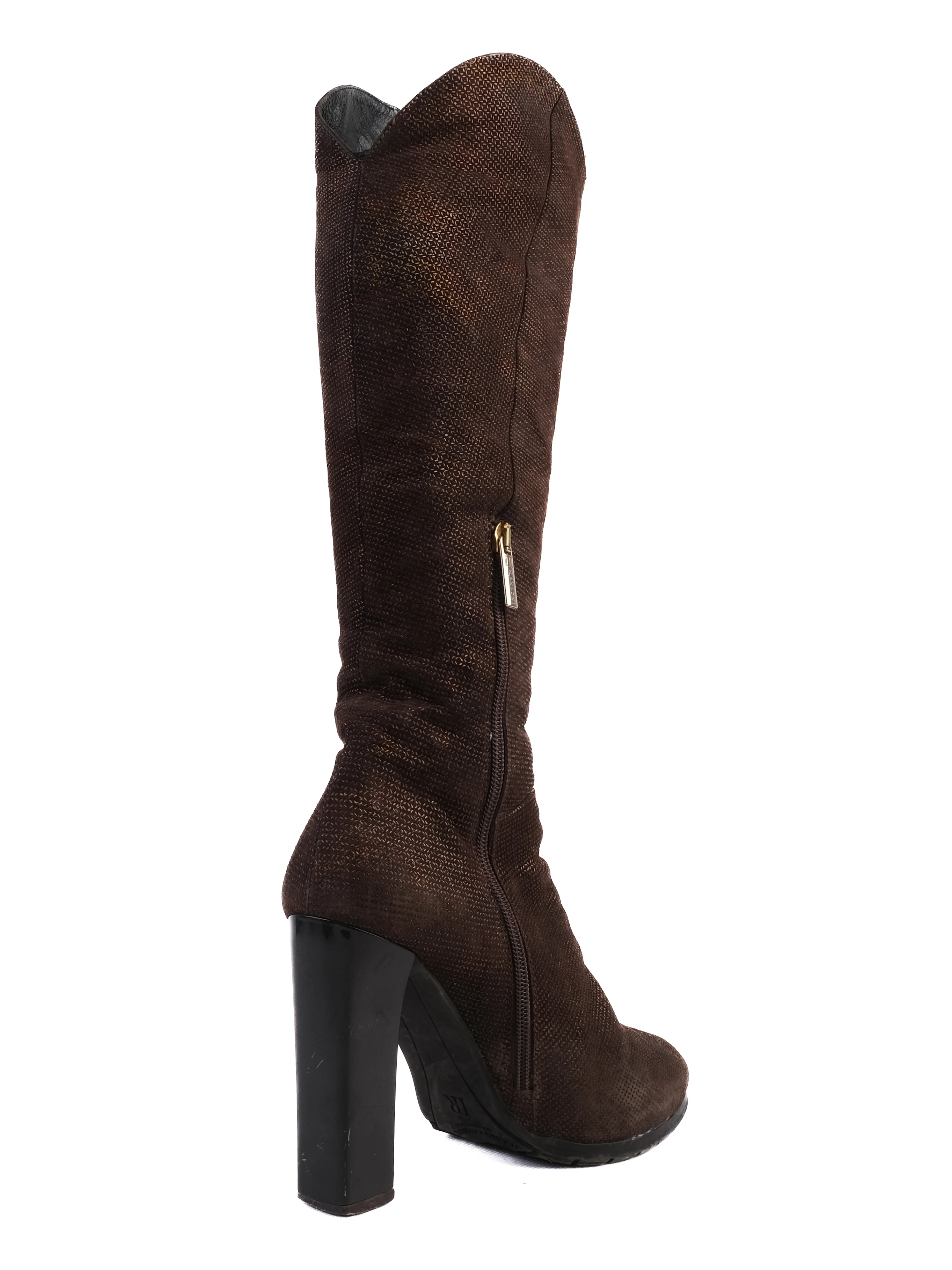 Renzoni Orange Leather Boots — 2