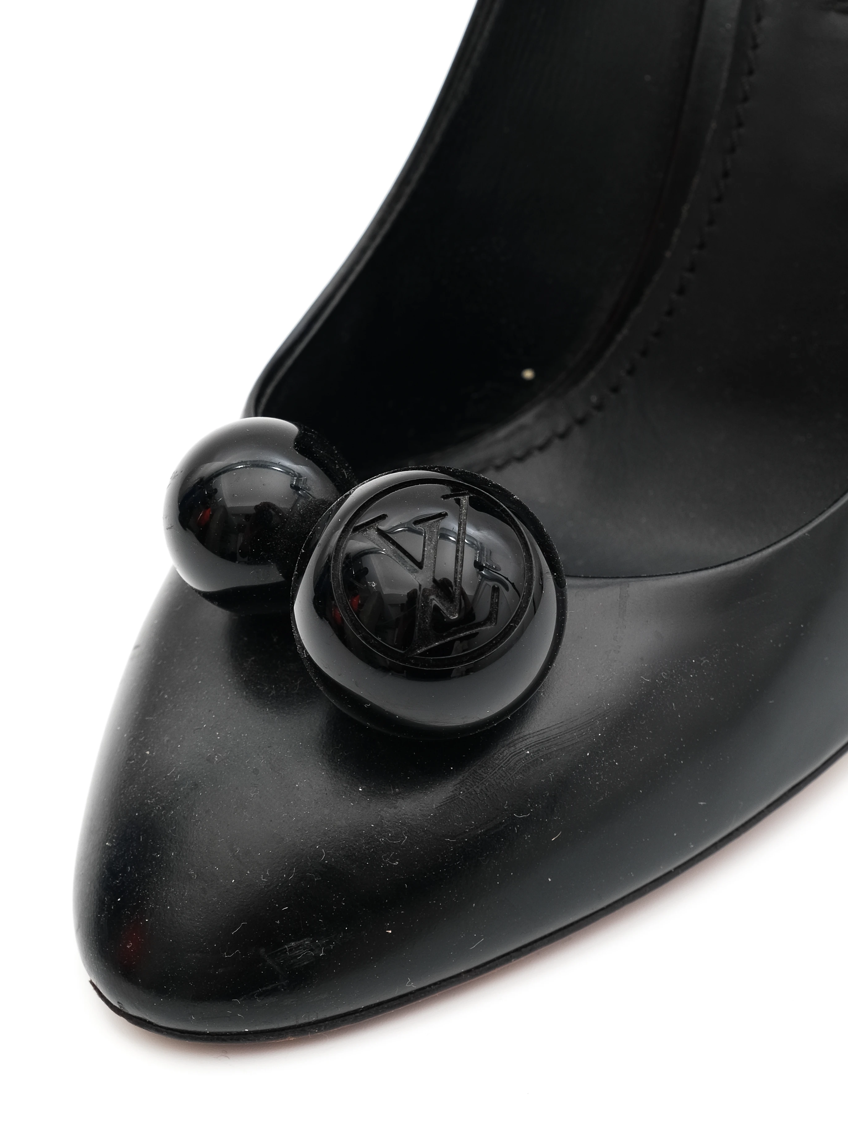 Louis Vuitton Black Leather Pumps — 2