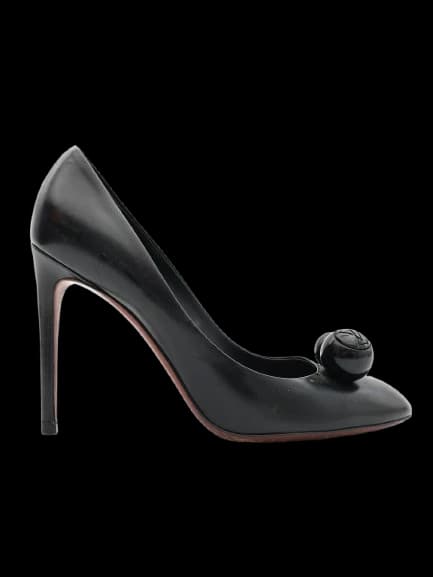 Louis Vuitton Black Leather Pumps — photo 1