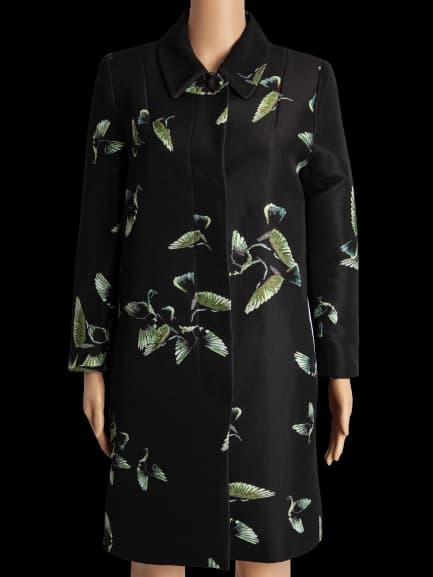 Max Mara Black Polyester Coat — photo 1