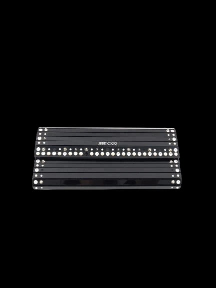Jimmy Choo Black Plastic Clutch — 1