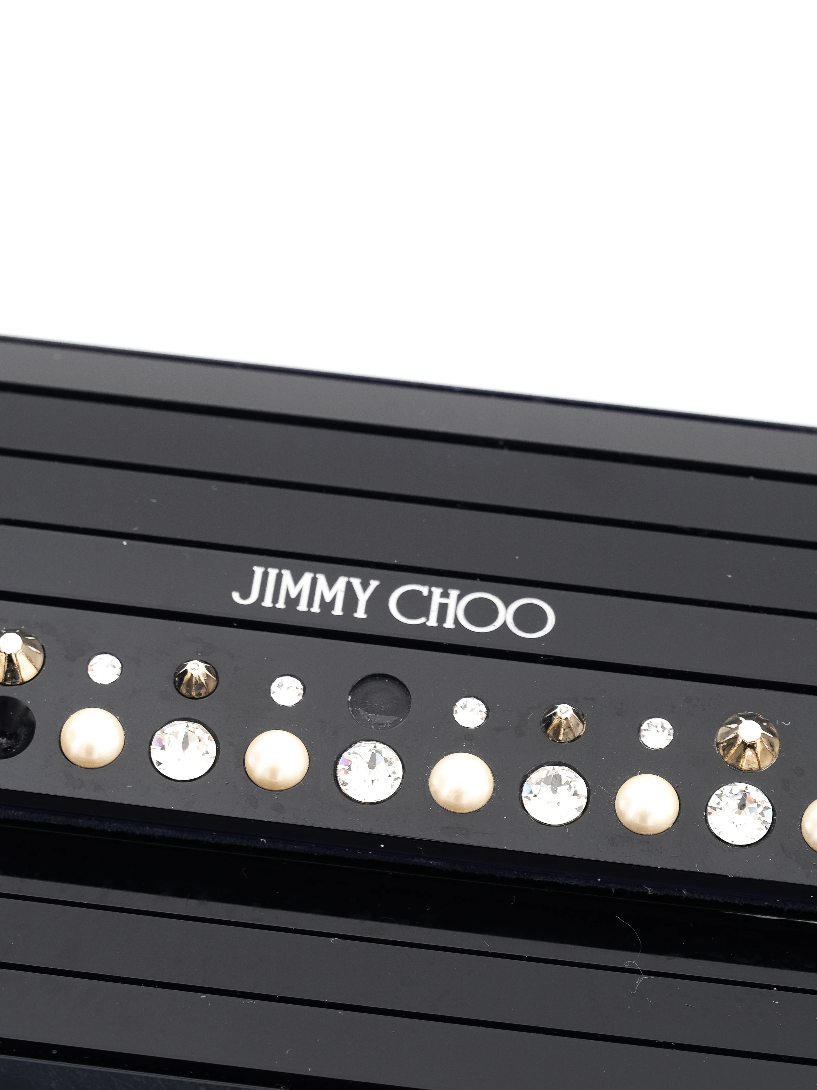 Jimmy Choo Black Plastic Clutch — 3