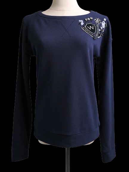 Weekend MaxMara Blue Cotton Sweatshirt — 1