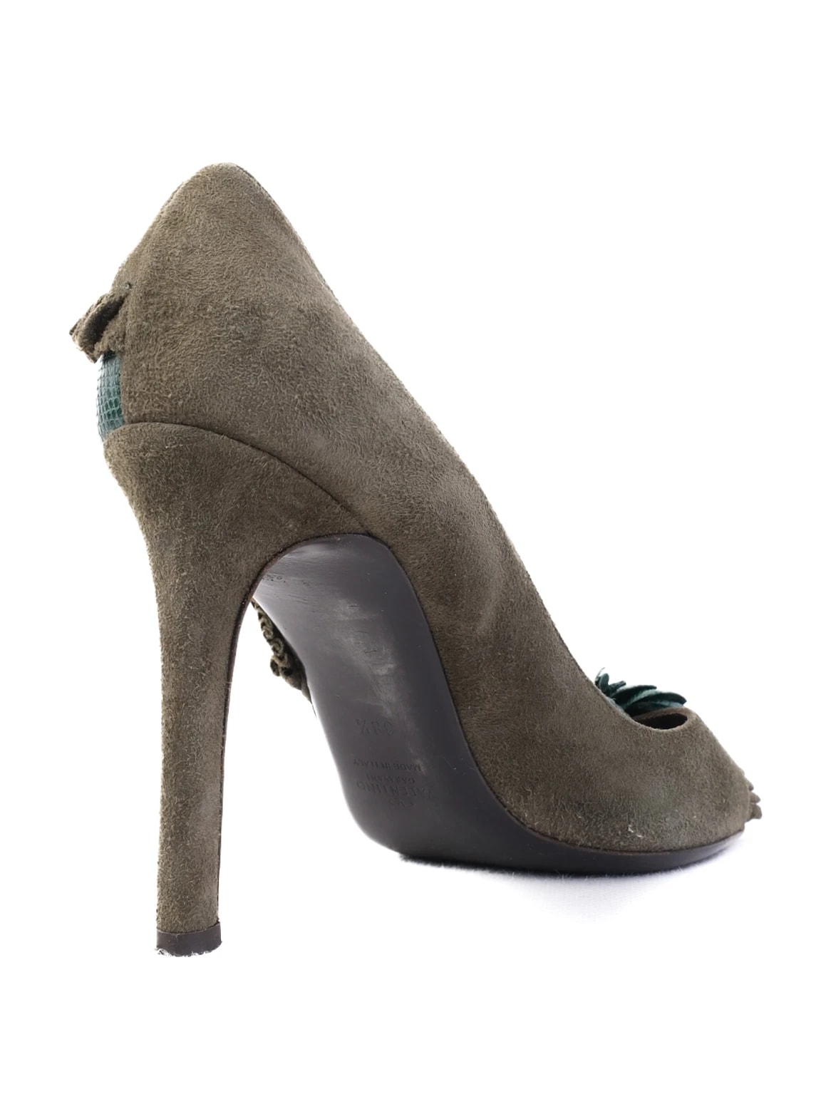 Valentino Green Leather Pumps — 2