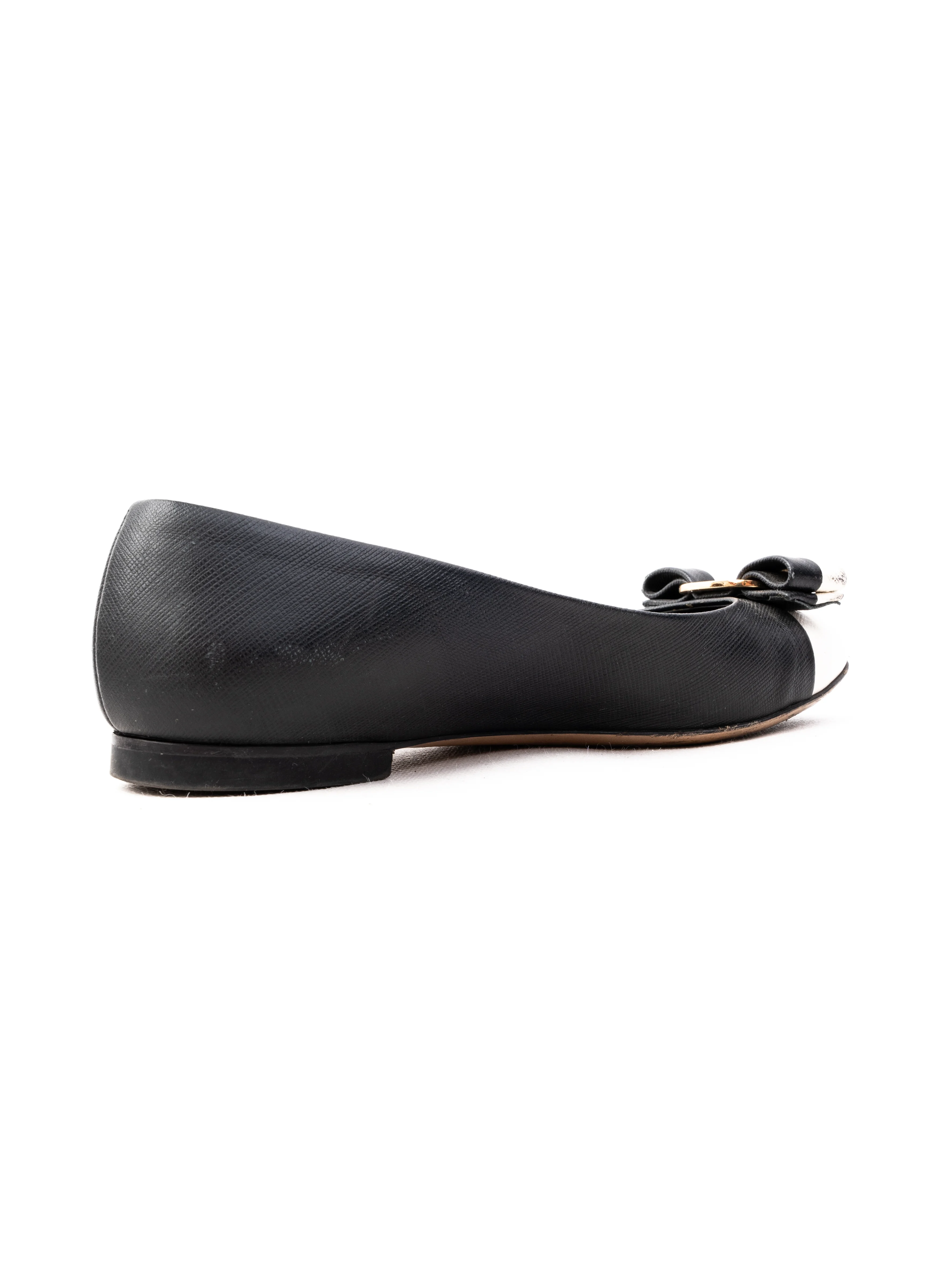 Salvatore Ferragamo Leather Ballet Flats — 3