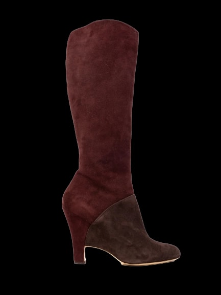 Salvatore Ferragamo Purple Genuine suede Boots — 1