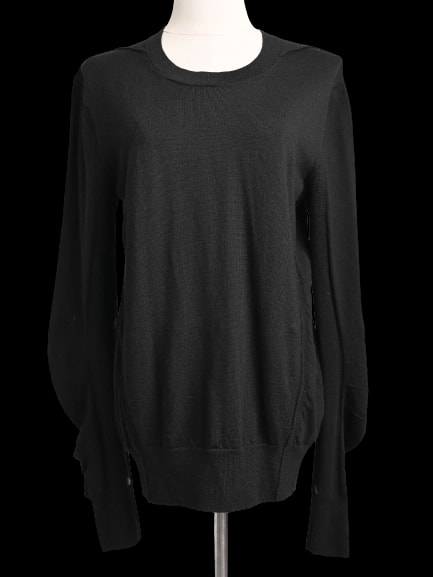 Burberry Black Wool Pullover — 1