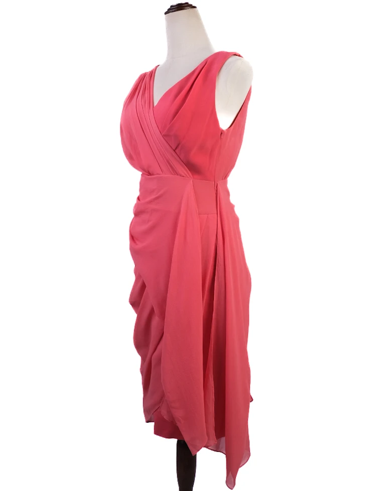 Max Mara Pink Viscose Cocktail Dress — 3