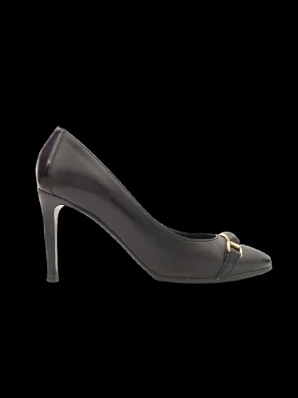 Burberry Black Leather Pumps — 1