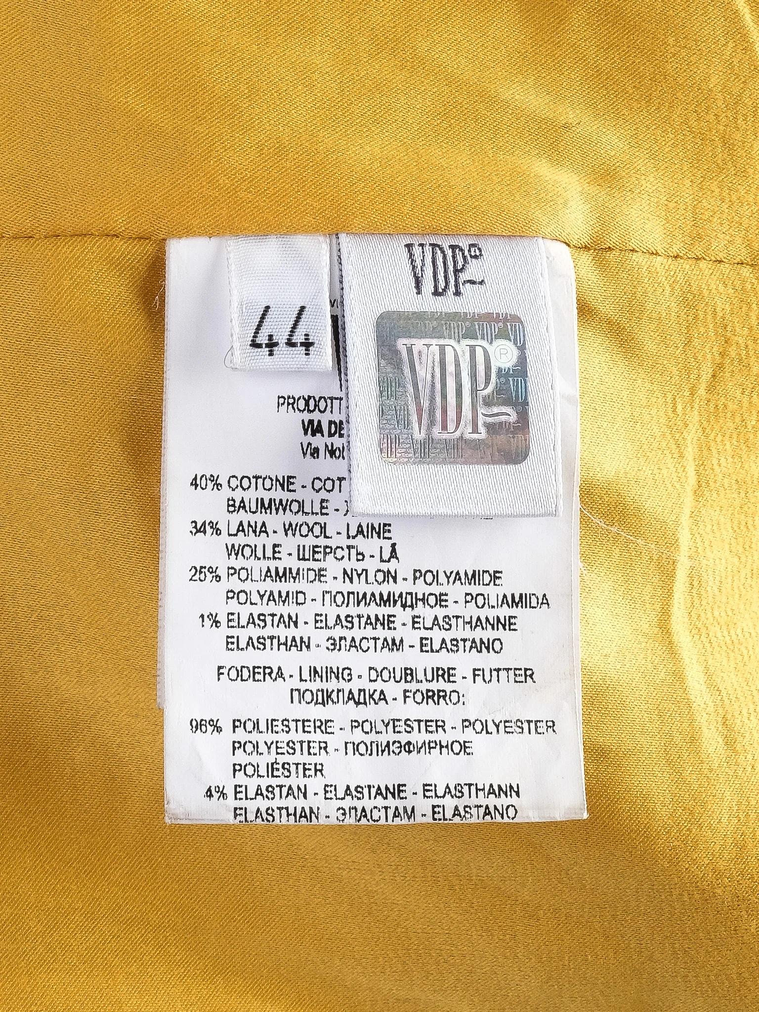 VDP Black Wool Midi Dress — 2