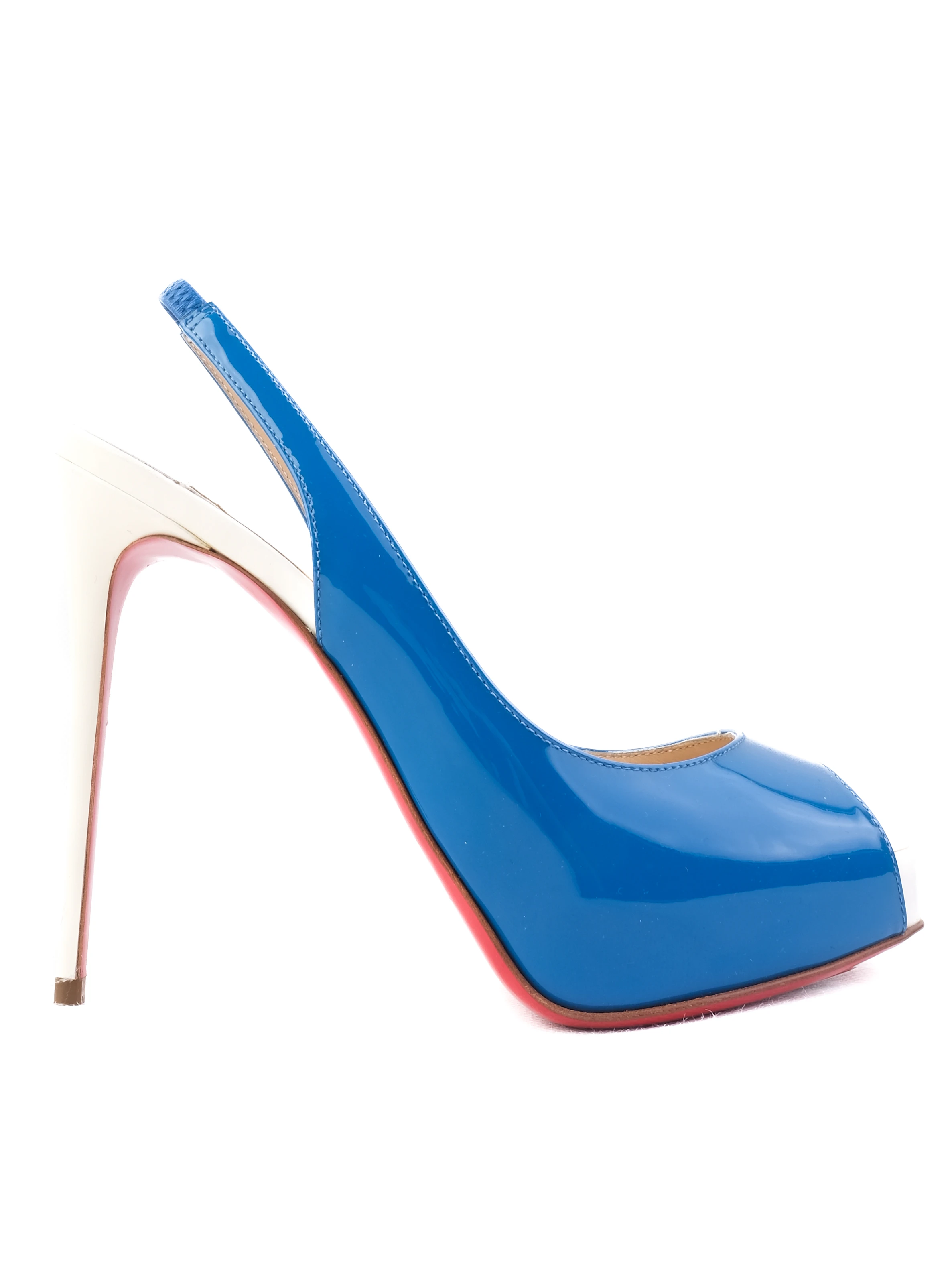 Christian Louboutin Blue Leather Pumps — 2
